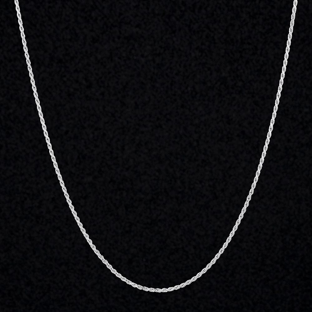 Wholesale 1.4mm Flat Cable Rope Chain In 925 Sterling Silver Plated Gold