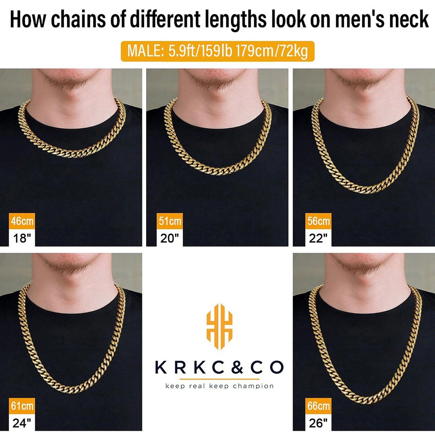 Wholesale Hip Hop Necklace 12mm Mens Miami cuban Link Chain in 18K Gold