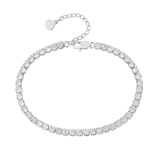 Wholesale Stainless Steel Anklets 4mm Tennis Anklet for Women