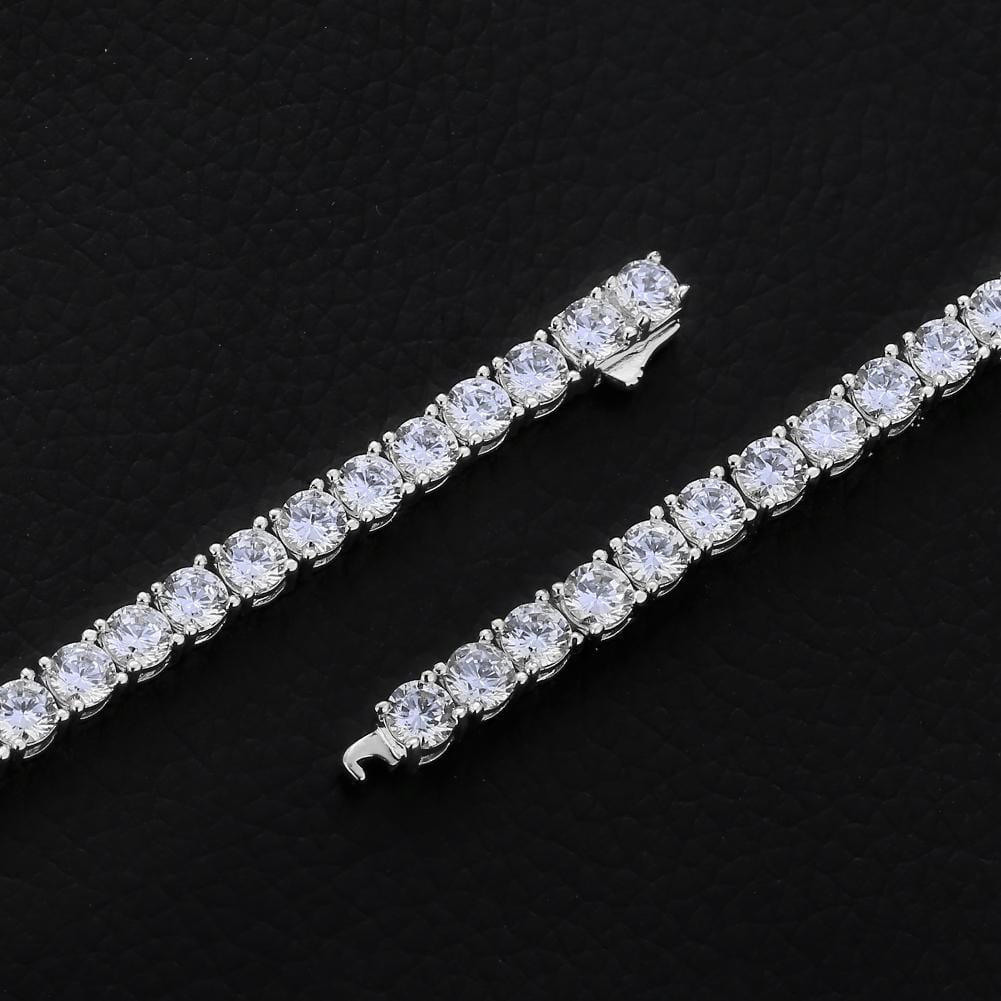 Wholesale Tennis Chain 4mm S925 Sterling Silver