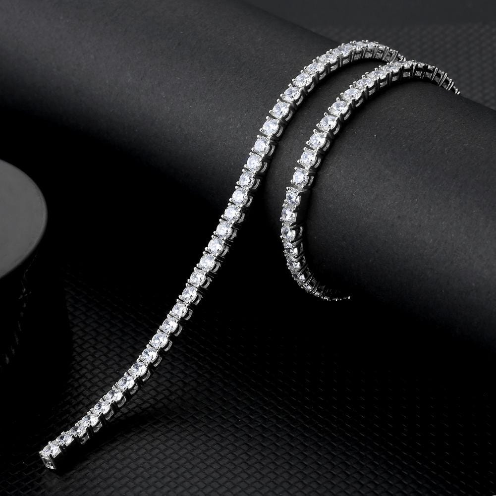 Wholesale Tennis Chain 4mm S925 Sterling Silver