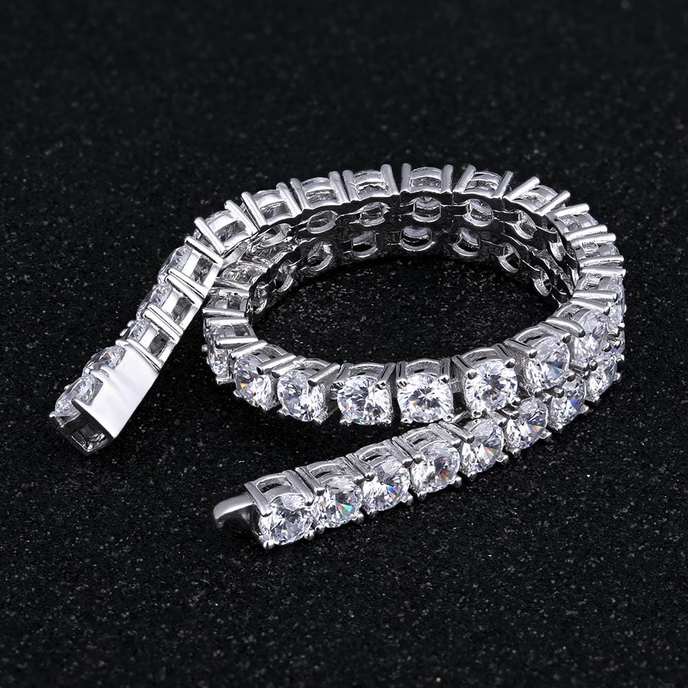 Wholesale Tennis Chain 4mm S925 Sterling Silver