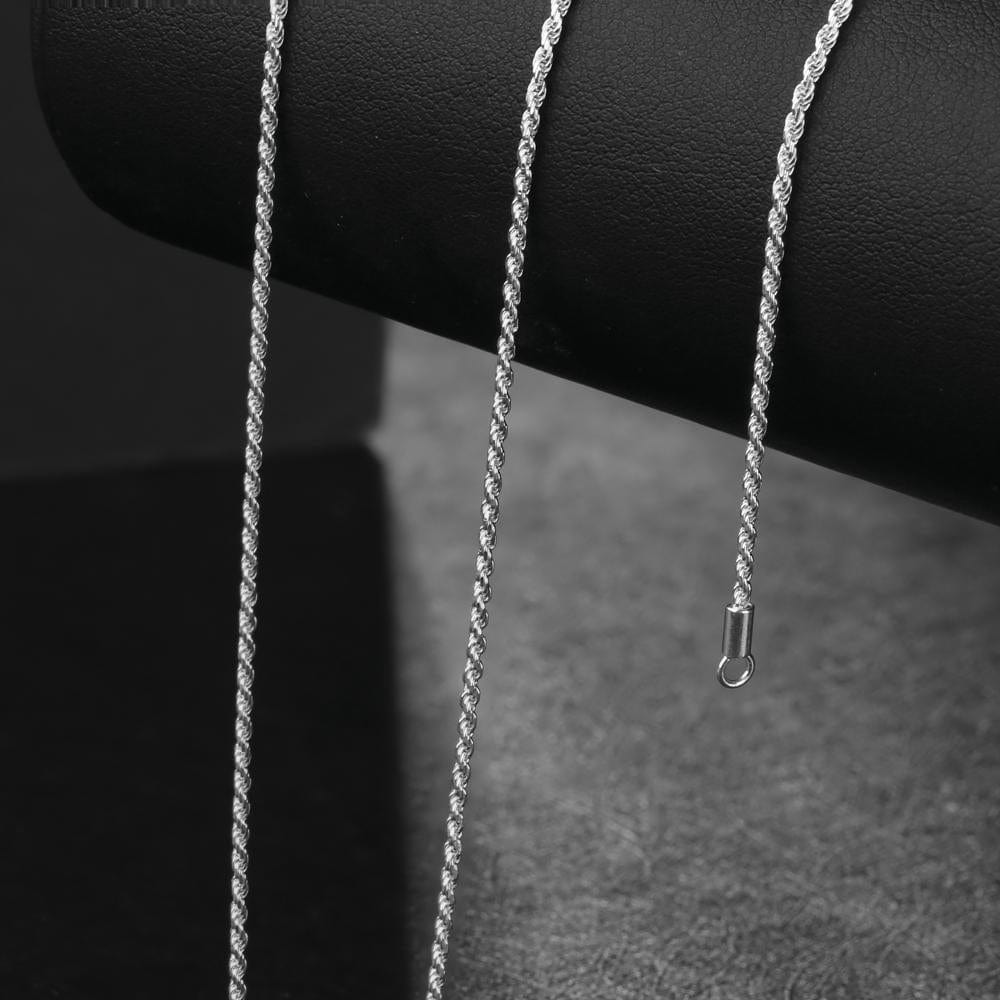 Wholesale 1.4mm Flat Cable Rope Chain In 925 Sterling Silver Plated Gold