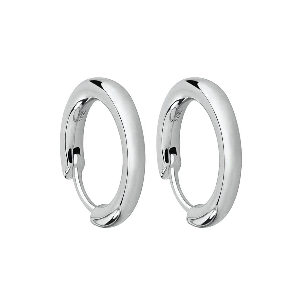 Wholesale S925 Sterling Silver Hoop Earrings Gold Earrings Hypoallergenic for Men Women