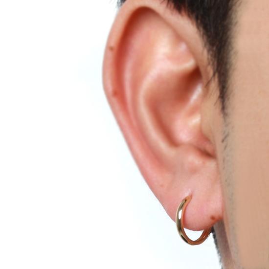 Wholesale S925 Sterling Silver Hoop Earrings Gold Earrings Hypoallergenic for Men Women