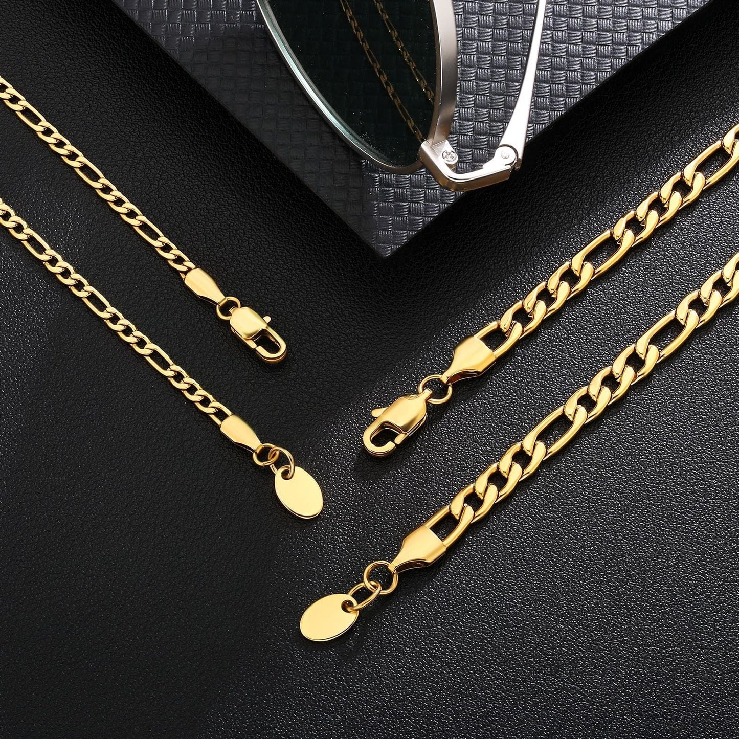 Wholesale Figaro Chain 3mm Stainless Steel