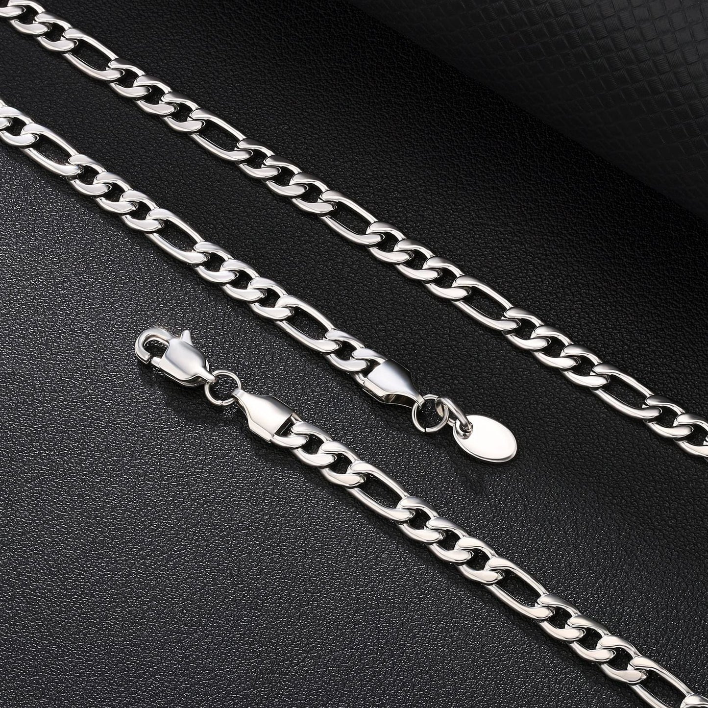 Wholesale Figaro Chain 5mm Stainless Steel