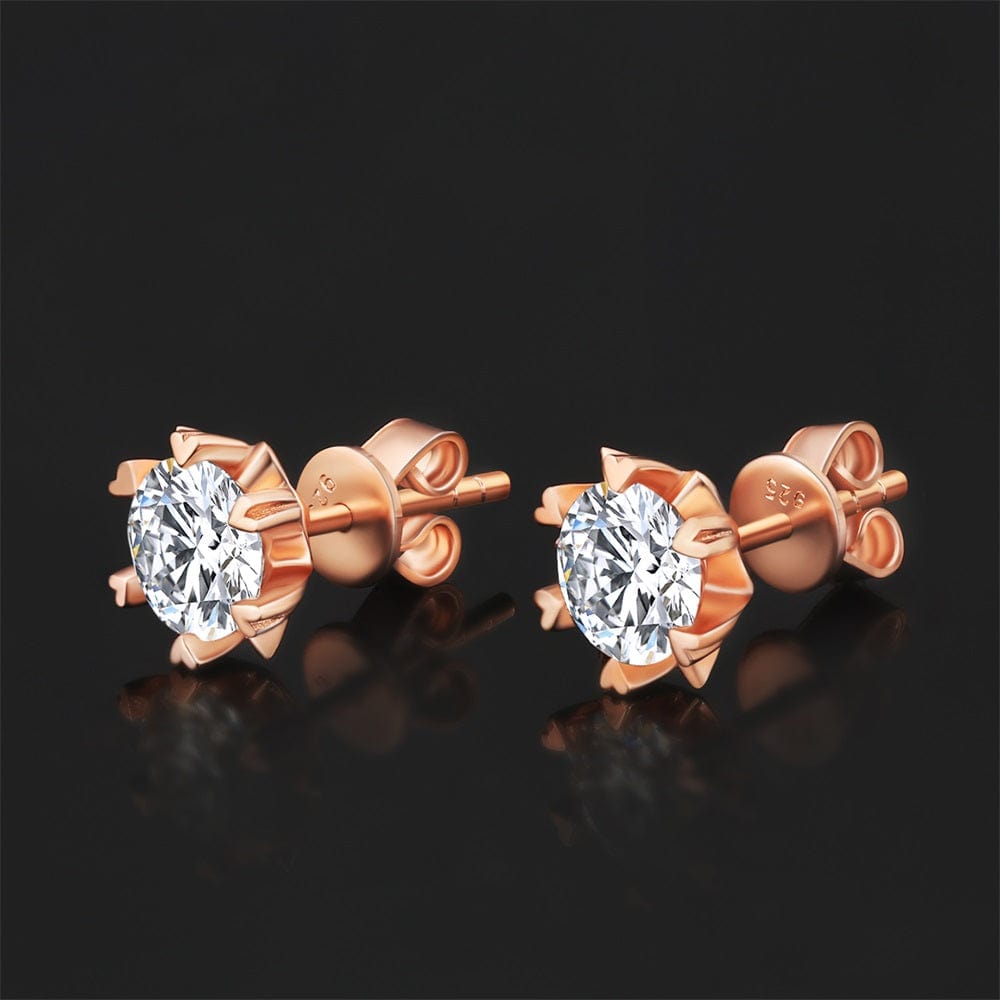 Wholesale Moissanite Earrings 1 Carats *2 VVS1 Snowflake 0057