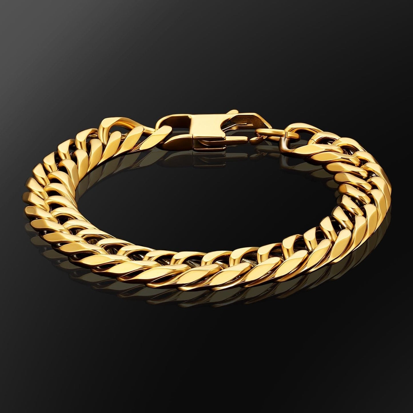 Wholesale 6-Sided 12mm Miami Cuban Link Bracelet