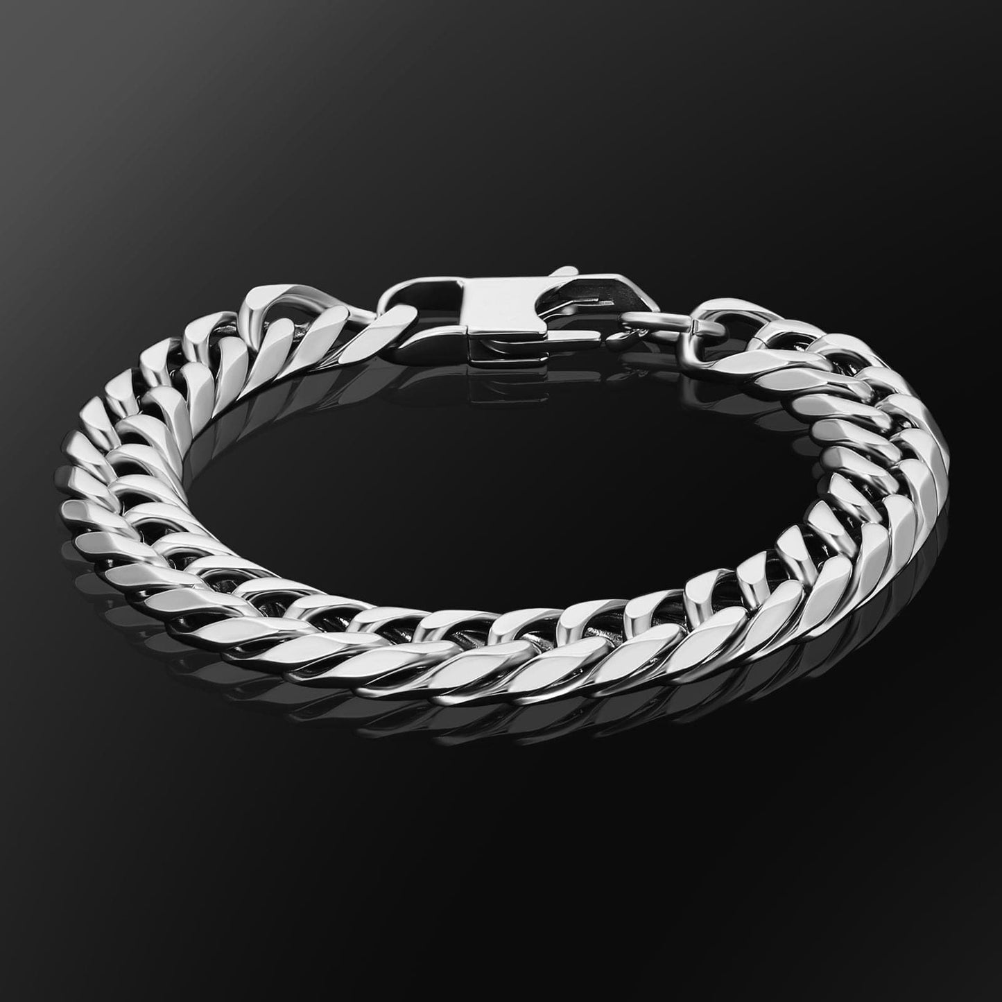 Wholesale 6-Sided 12mm Miami Cuban Link Bracelet