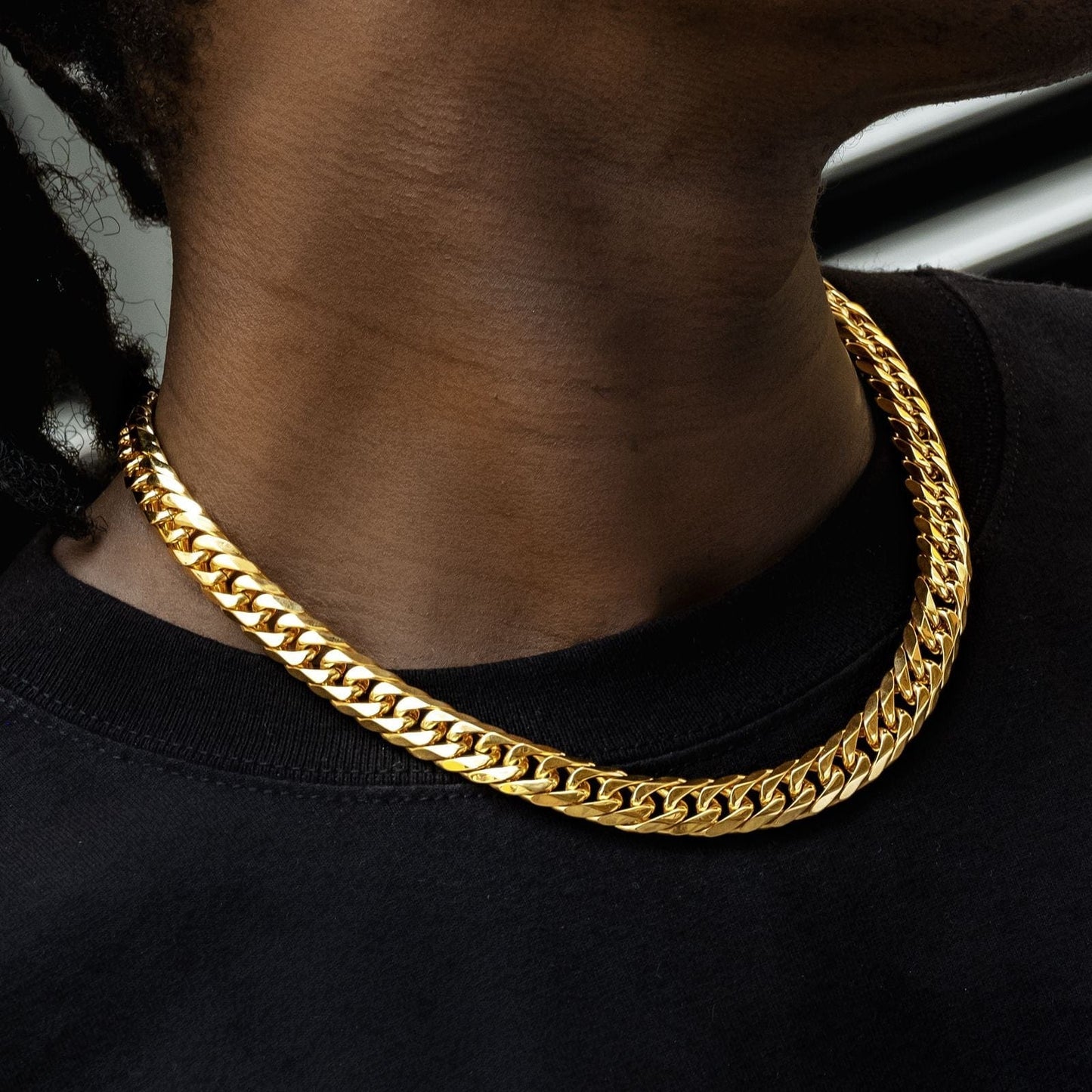 Wholesale 6-Sided 12mm Miami Cuban Link Chain