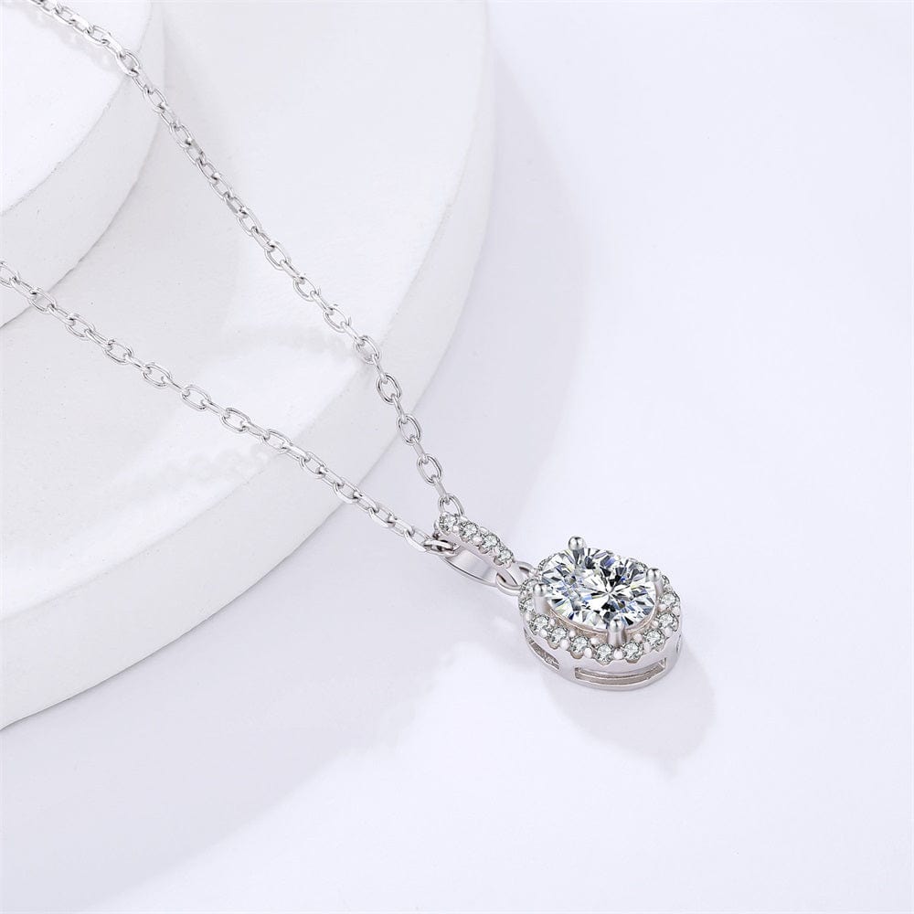 Wholesale  Moissanite Pendant Necklace 1.0 Carats VVS1 0082