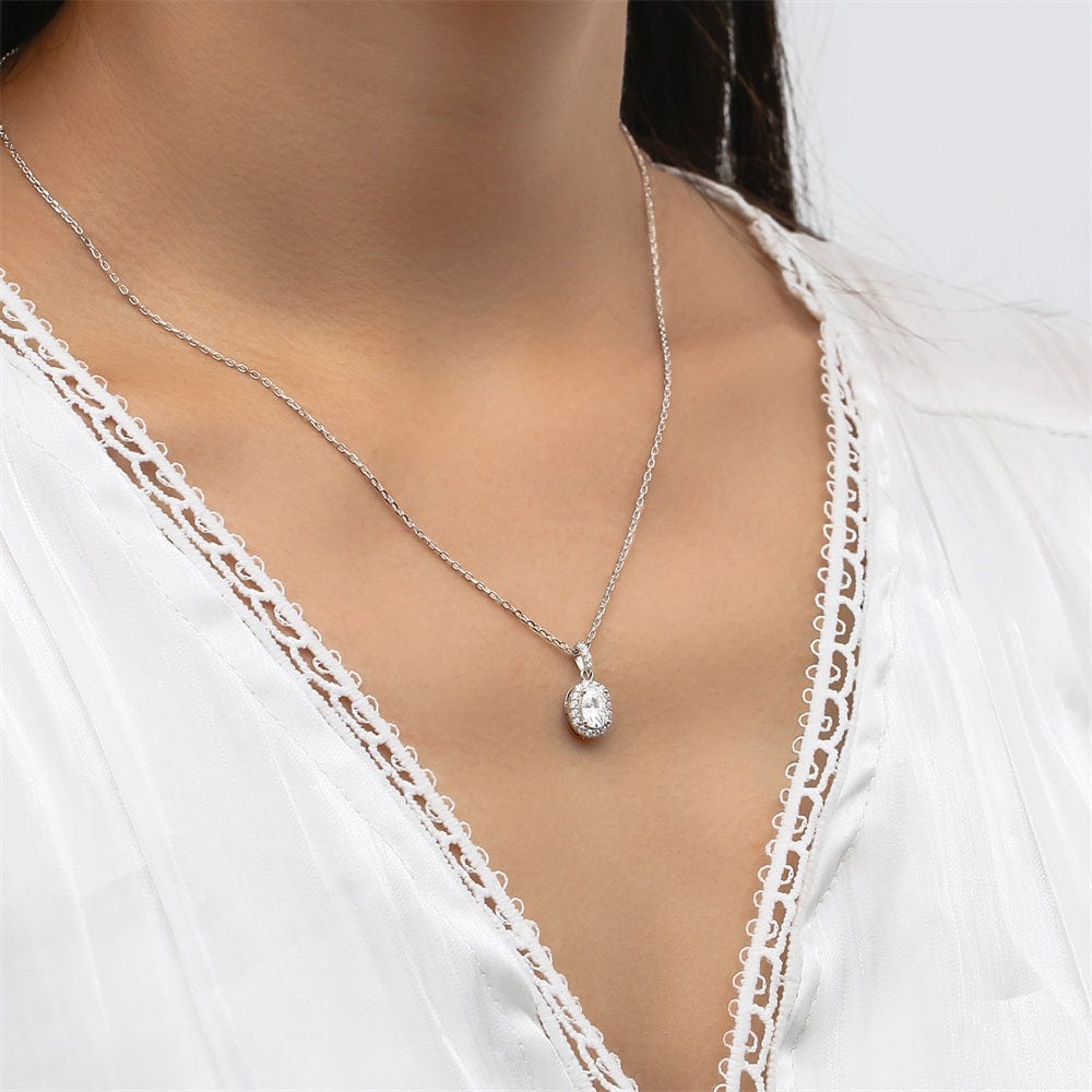 Wholesale  Moissanite Pendant Necklace 1.0 Carats VVS1 0082