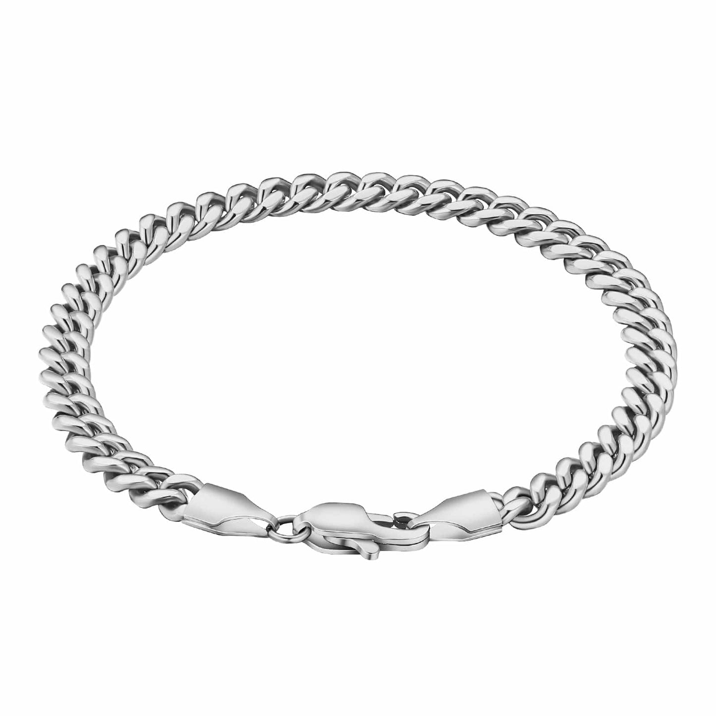 Wholesale Miami Cuban Link Bracelet 5mm Stainless Steel Gold Plated