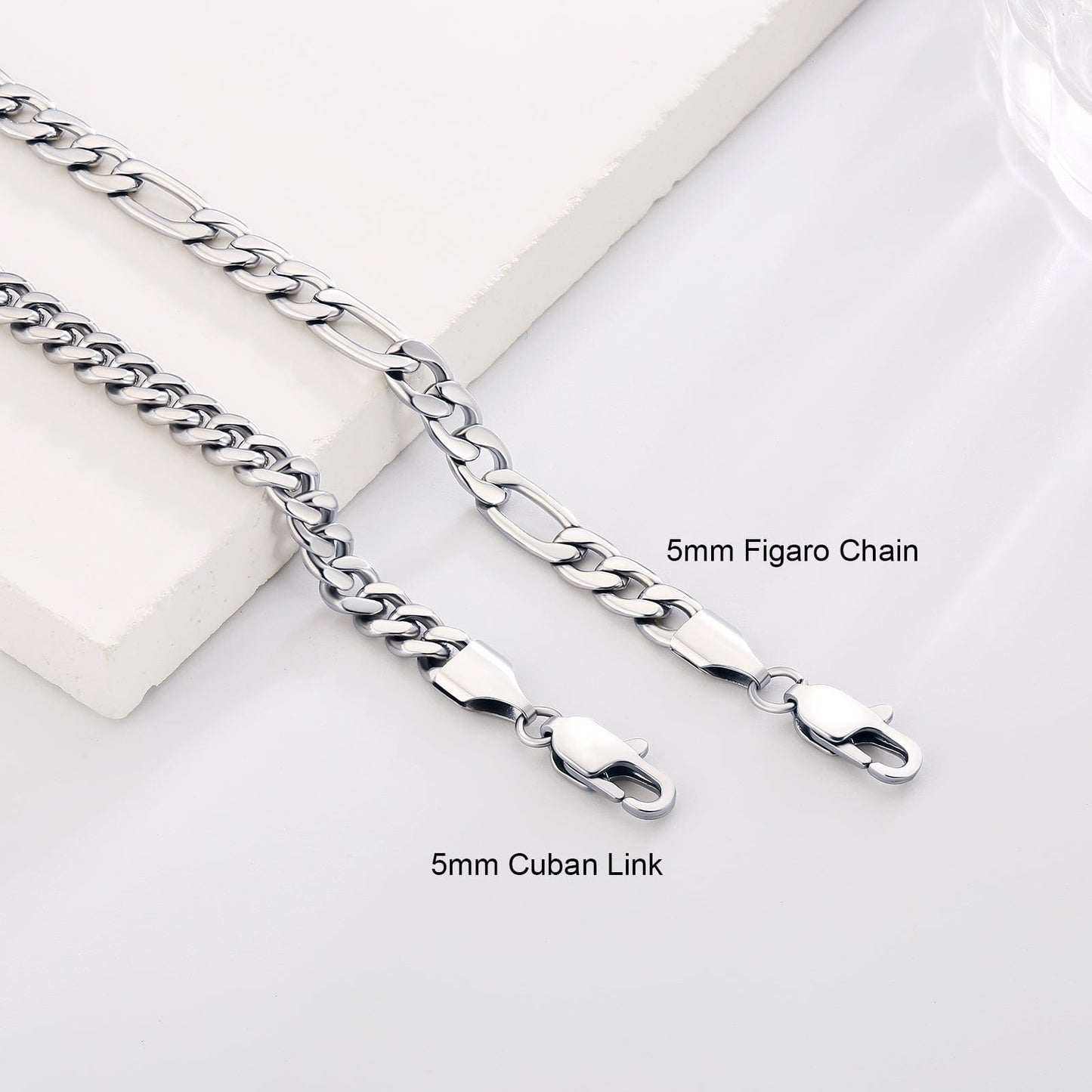 Wholesale Miami Cuban Link Bracelet 5mm Stainless Steel Gold Plated