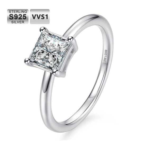 Wholesale 1.0 Carats VVS1 Moissanite Rings for Women 0090