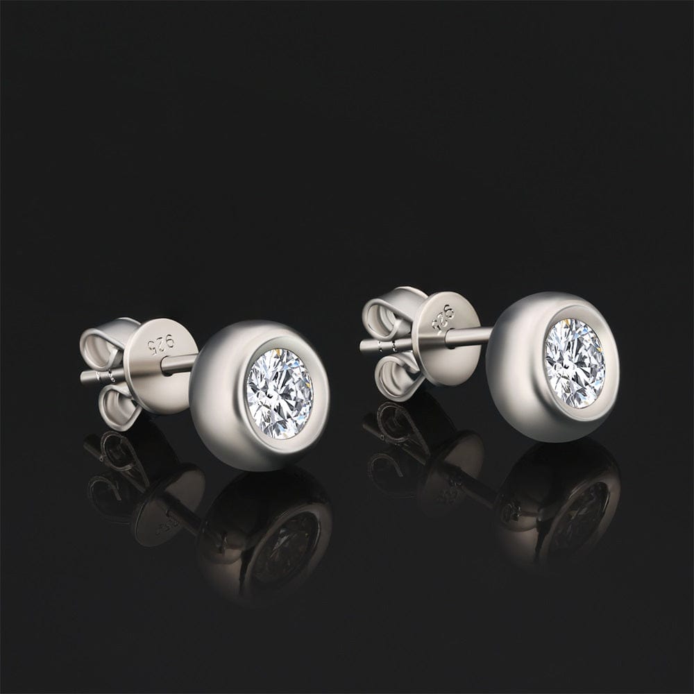 Wholesale Moissanite Earrings 0.5 Carats *2 VVS1 Round 0105