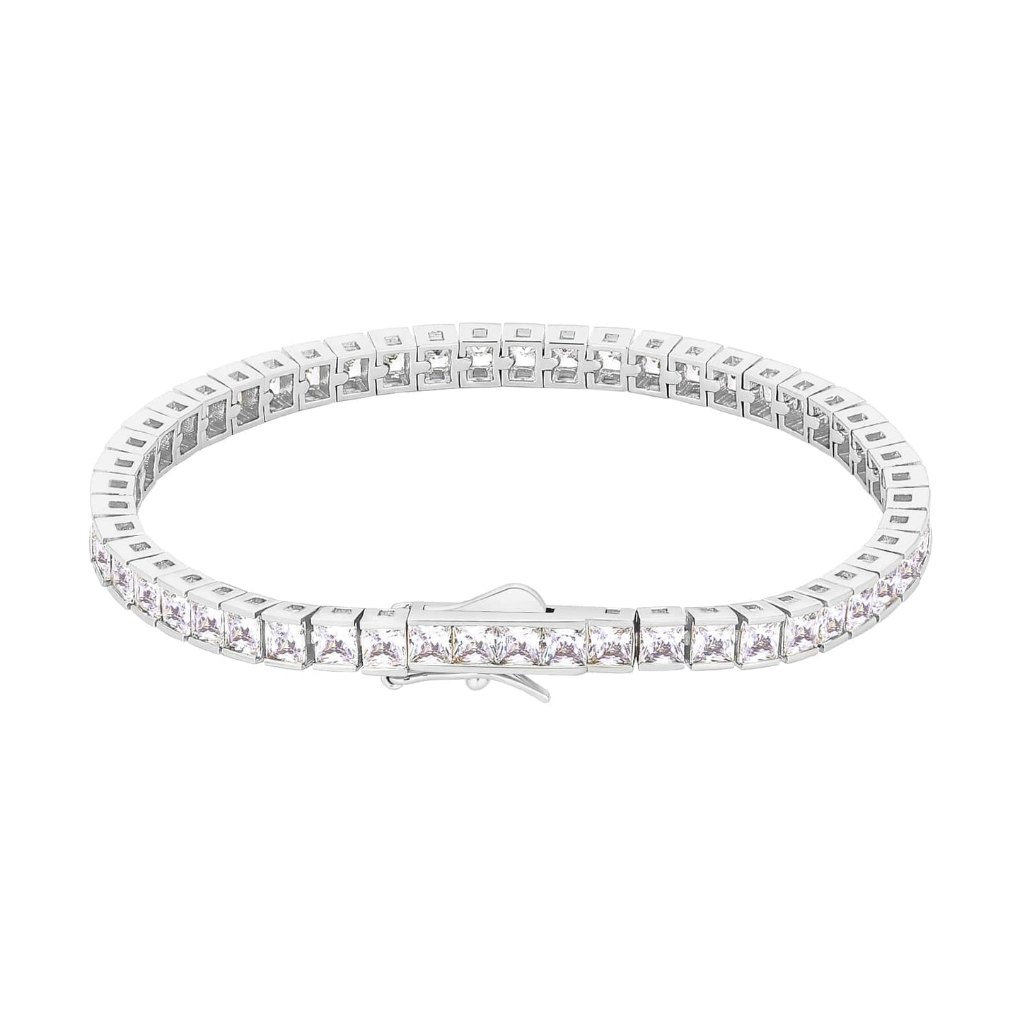 Wholesale Tennis Bracelet Hip Hop Jewelry CZ Diamond CZ Diamond 4mm 14K Gold/White Gold