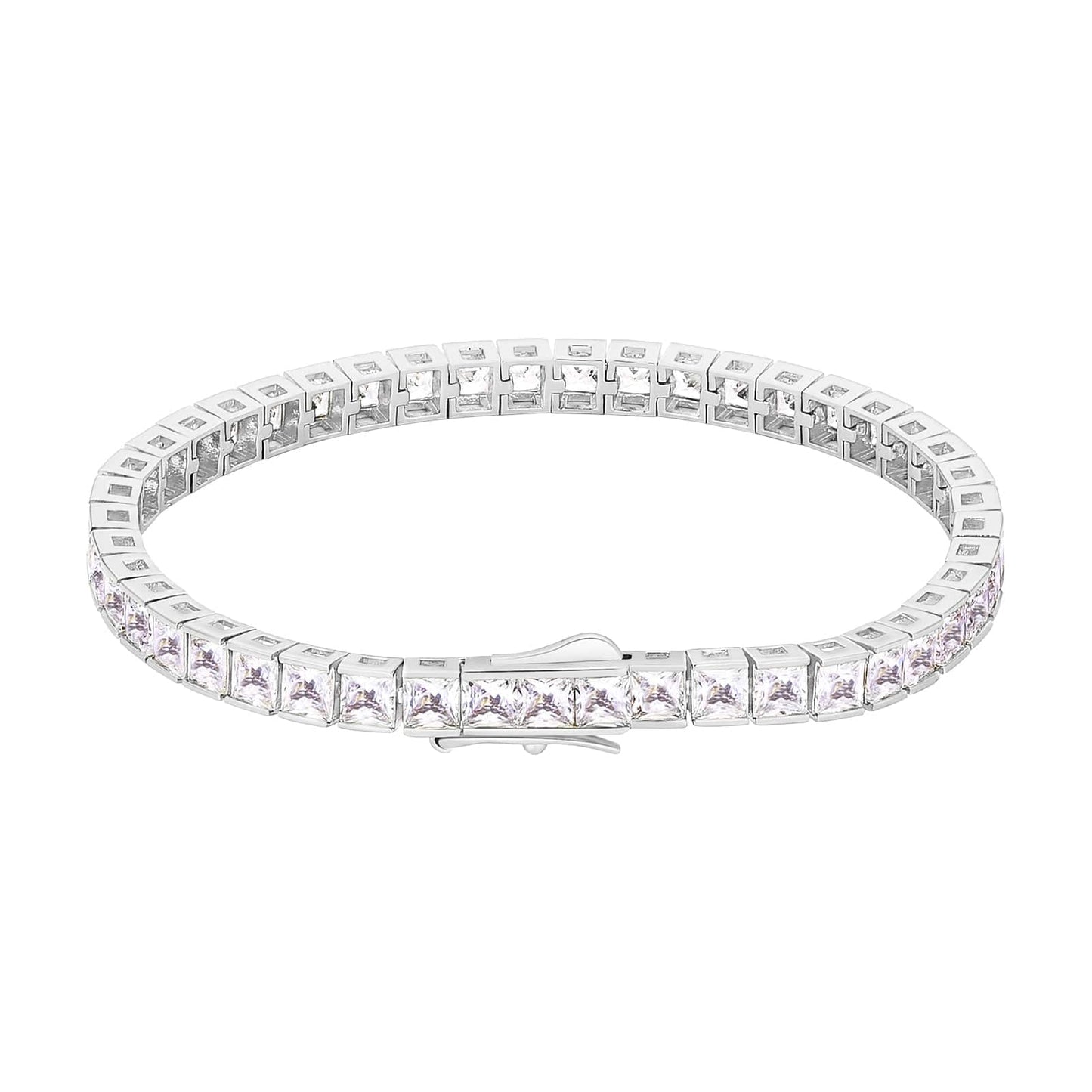 Wholesale Tennis Bracelet Hip Hop Jewelry CZ Diamond 5mm 14K Gold/White Gold