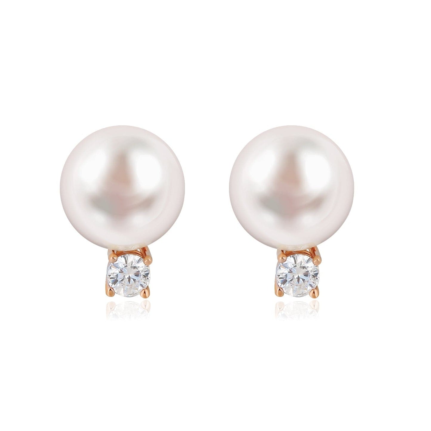 Wholesale Pearls Diamond Stud Earrings for Women