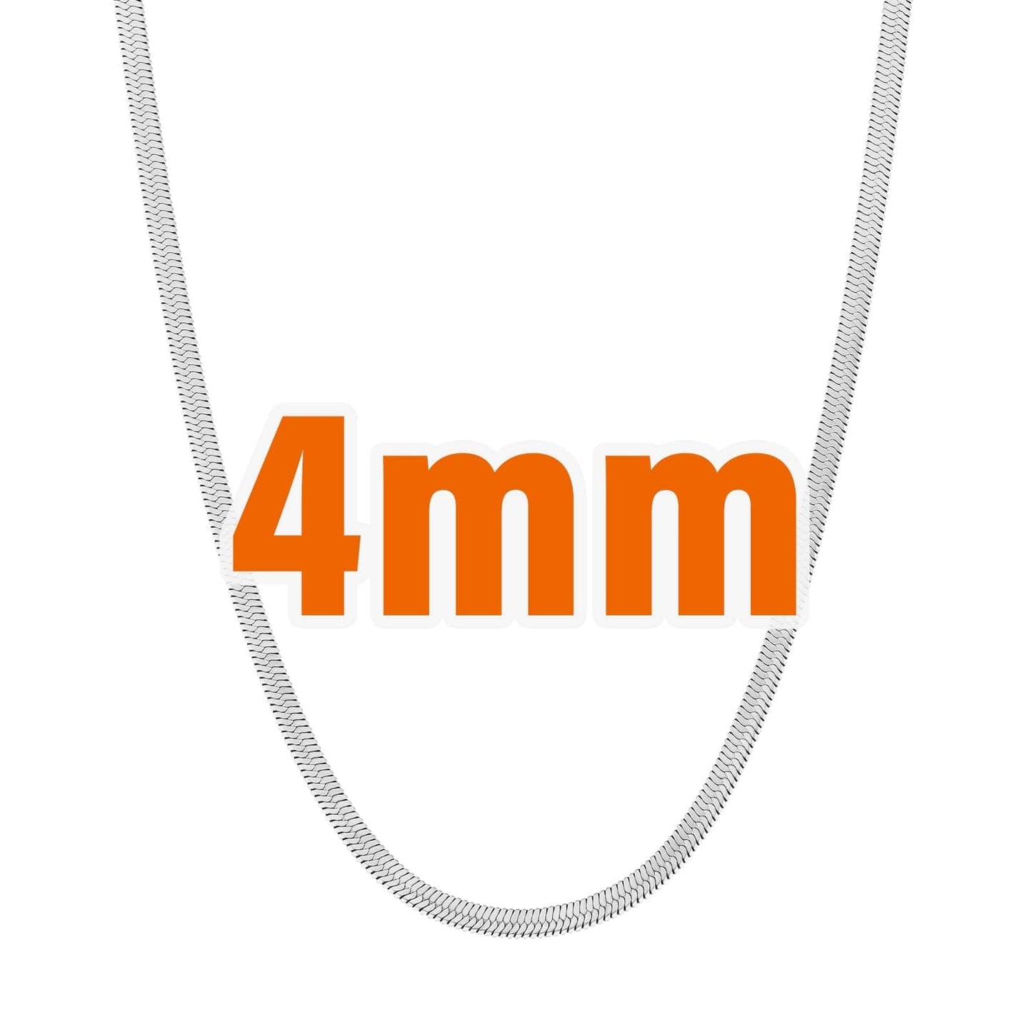 Wholesale Hip Hop Gold Chains Snake chain/Herringbone Chain 3mm-5mm PVD Stainless Steel for Women