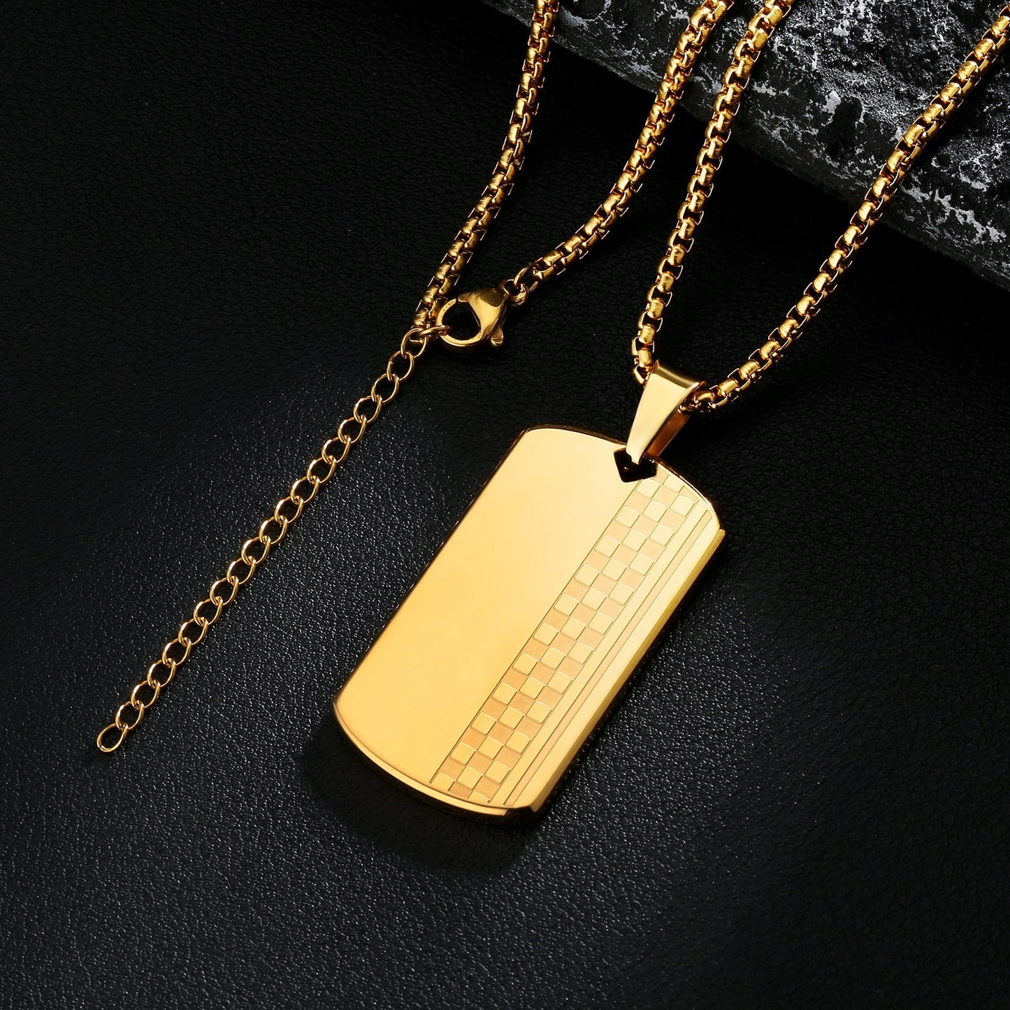 Wholesale Dog Tag Pendant Necklace KRKC