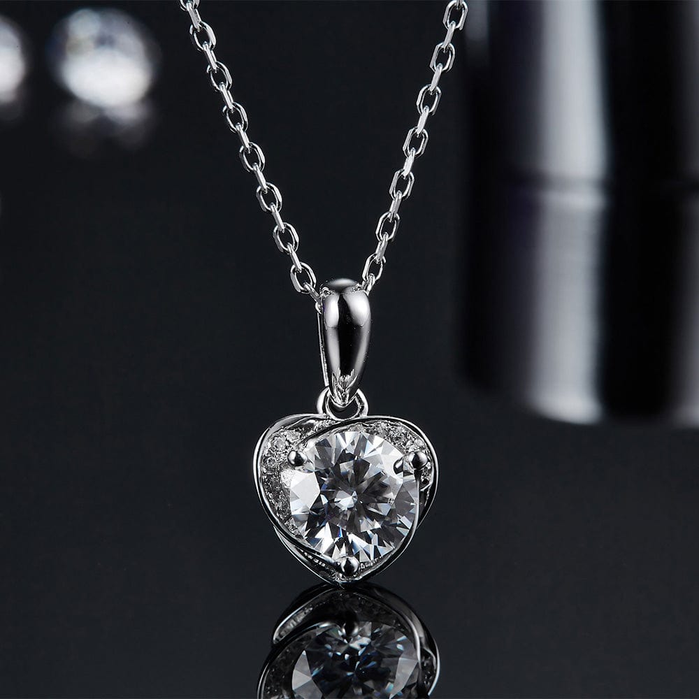 Wholesale Moissanite 1.0 Carats Custom CVD Diamond Pendant Necklace Wholesale Lab Grown Diamond Jewelry