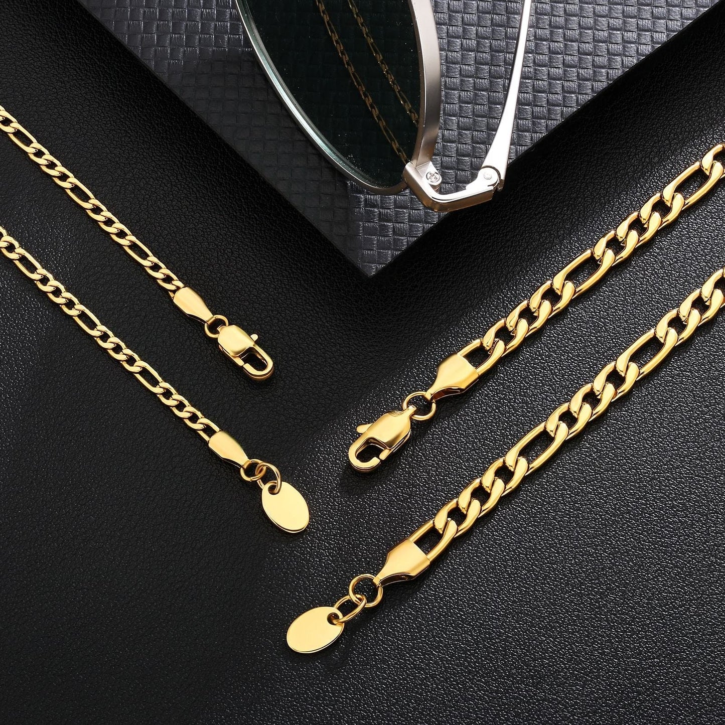 Wholesale Figaro Chain 5mm Stainless Steel